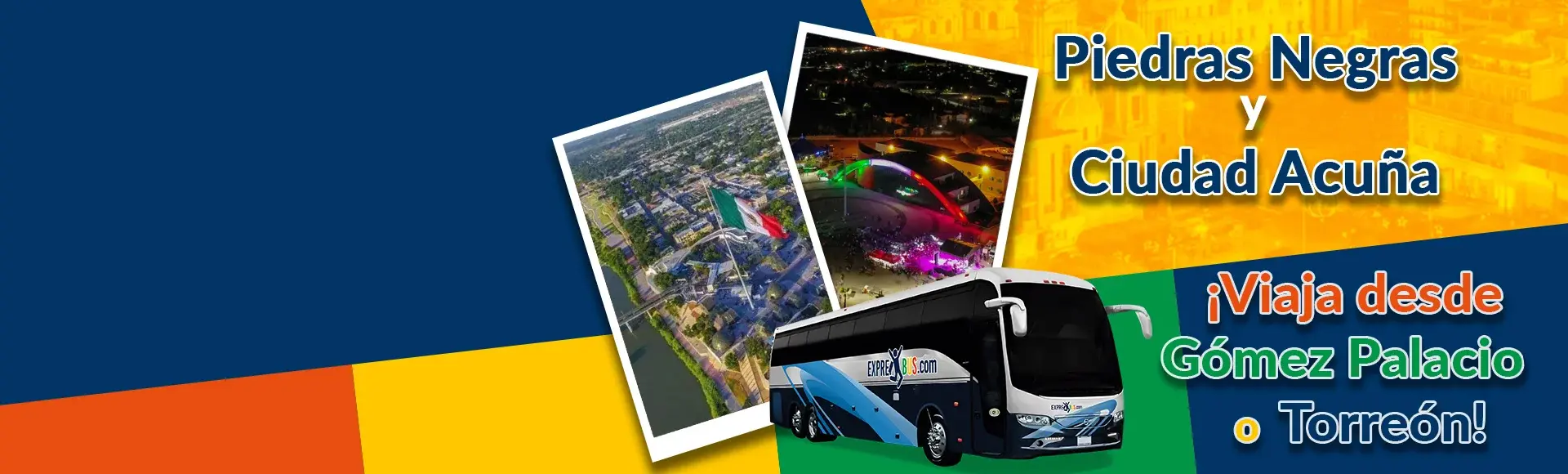 boleto de autobus camion piedras negras y ciudad acuña saliendo de gomez palacios o torreon
